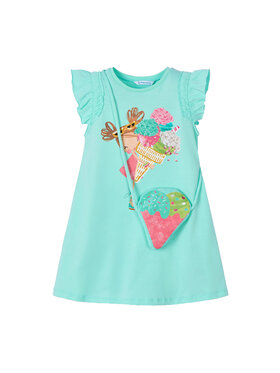 Mayoral Mayoral Повсякденна сукня 3940 Зелений Regular Fit