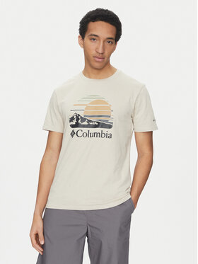 Columbia Columbia Тишърт Path Lake™ II Graphic 1934814 Бежов Regular Fit