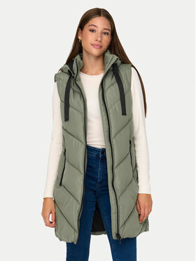JDY JDY Prsluk Skylar 15220630 Zelena Regular Fit