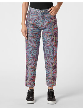 PHILIPP PLEIN PHILIPP PLEIN Jeansy 15665 Biały Mom Fit