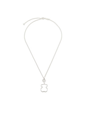 TOUS TOUS Ogrlica New Silueta 1000118300 Srebrna