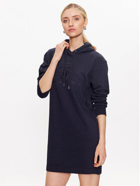 Gant Gant Vsakodnevna obleka Tonal Archive 4200474 Mornarsko modra Regular Fit