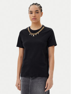 Silvian Heach Silvian Heach T-shirt GPP25098TS Crna Regular Fit