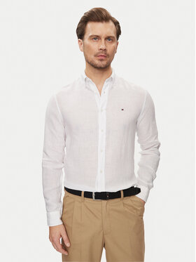 Tommy Hilfiger Tommy Hilfiger Koszula MW0MW34602 Biały Regular Fit