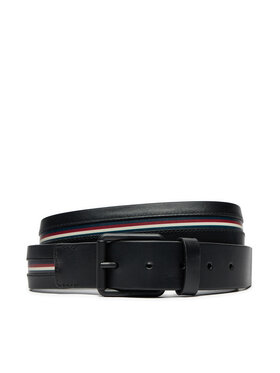 Tommy Hilfiger Tommy Hilfiger Ζώνη Ανδρική Casual AM0AM12813 Μαύρο