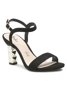 Menbur Menbur Босоніжки 23544 Чорний