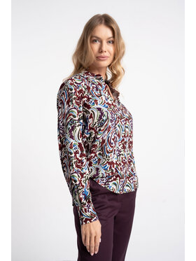 CLICK CLICK Košile 10-6977 Barevná Reglan Fit