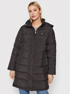 Tommy Jeans Tommy Jeans Pehelykabát DW0DW11087 Fekete Regular Fit