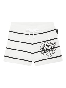 PHILIPP PLEIN PHILIPP PLEIN Pantaloncini 28279 Bianco Jogger Fit