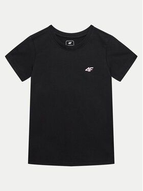 4F 4F Тишърт 4FJWMM00TTSHF1658 Черен Slim Fit