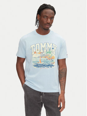 Tommy Jeans Tommy Jeans T-shirt Arch Sailing DM0DM21867 Celeste Relaxed Fit