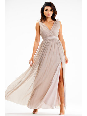 Awama Awama Abito da sera A625 Beige Basic Fit