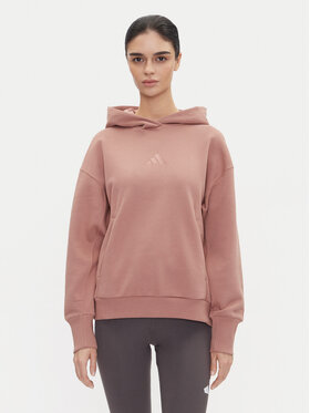 adidas adidas Mikina ALL SZN Fleece JD4669 Ružová Loose Fit