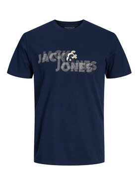 Jack&Jones Jack&Jones Тишърт Friday 12219500 Тъмносин Regular Fit