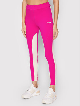 Guess Guess Leggings O1YA16 MC047 Ružičasta Slim Fit