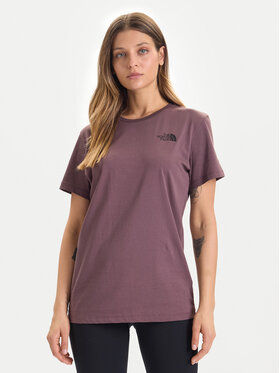 The North Face The North Face T-Shirt Box Nse Edge Of Light NF0A8E3J Brązowy Relaxed Fit