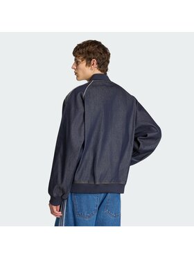 adidas adidas Kurtka jeansowa 164735 Niebieski jasny Loose Fit
