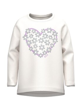 NAME IT NAME IT Μπλουζάκι 13218927 Λευκό Relaxed Fit