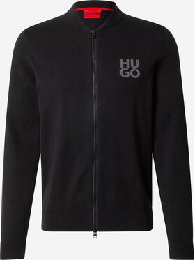 HUGO HUGO Sweter 50531819 10267429 01 001 Czarny Regular Fit