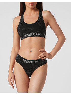 PHILIPP PLEIN PHILIPP PLEIN Biustonosz sportowy 7455 Czarny