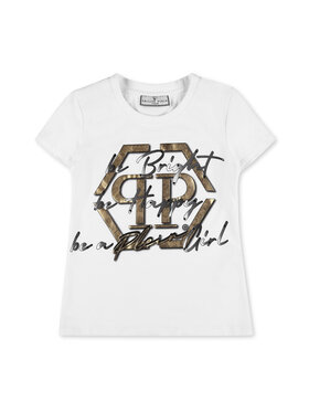 PHILIPP PLEIN PHILIPP PLEIN Tričko 3469 Biela Regular Fit