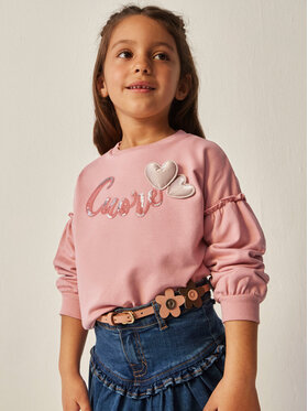 Mayoral Mayoral Bluza 4.404 Różowy Regular Fit