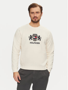 Tommy Hilfiger Tommy Hilfiger Džemperis ar kapuci Icon MW0MW38349 Écru Regular Fit