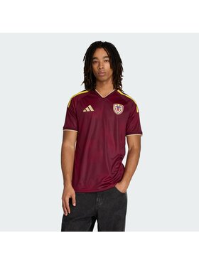 adidas adidas Koszulka techniczna USA Jersey Czerwony Slim Fit