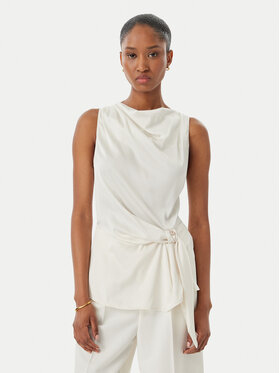 Rinascimento Rinascimento Bluza CFC0019901002 Écru Regular Fit