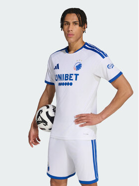 adidas adidas Koszulka techniczna 171194 Biały Slim Fit