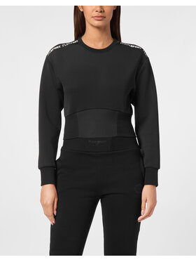 Plein Sport Plein Sport Longsleeve 14167 Czarny Regular Fit