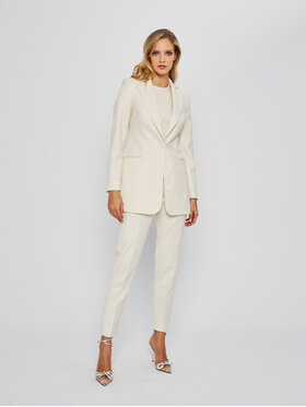 Marlu Marlu Marynarka Anori Beżowy Slim Fit