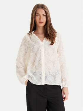 ONLY ONLY Blúzka Korsa 15360837 Béžová Oversize