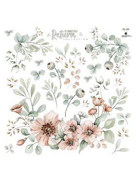 Dekornik Dekornik Naklejka ścienna Meadow Flowers Pastel / Return to Innocence Kolorowy