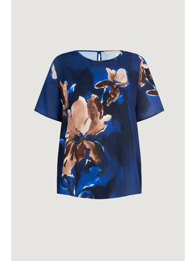 Rinascimento Rinascimento Blusa REWI FLOREALE Blu Short Fit