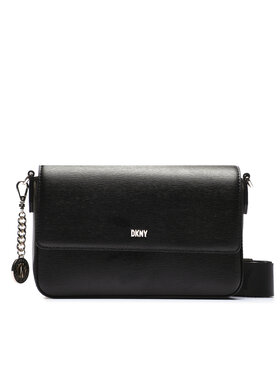 DKNY DKNY Дамска чанта Bryant Park Md Flap R33E3467 Черен