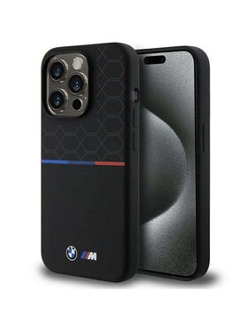 BMW Motorsport BMW Motorsport Etui na telefon Apple iPhone 15 Pro Czarny