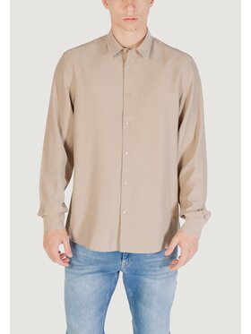 Antony Morato Antony Morato Camicia SHIRT NAPOLI REGULAR FIT Beige Regular Fit
