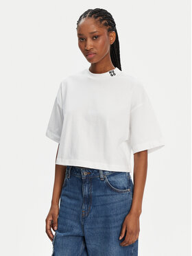 HUGO HUGO T-Shirt Damelody 50520187 Biały Relaxed Fit