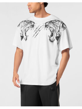 Plein Sport Plein Sport T-Shirt 28017 Biały Regular Fit