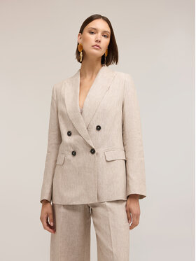 Motivi Motivi Giacca da abito Q080Q001103N0R2 Beige Regular Fit