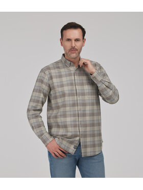 Lee Cooper Lee Cooper Koszula NEW TENBY Beżowy Comfort Fit