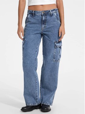 Guess Jeans Guess Jeans Jeansy 175565 Niebieski Flared Fit