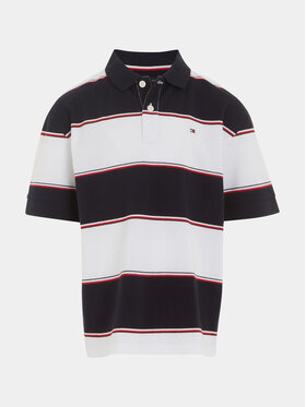 Tommy Hilfiger Polo Global Rugby KB0KB08857 Bijela Relaxed Fit