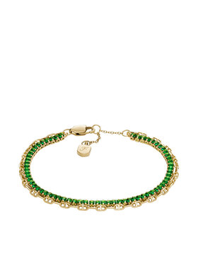 Fossil Fossil Гривна Heritage D-Link Glitz JA7272710 Златист
