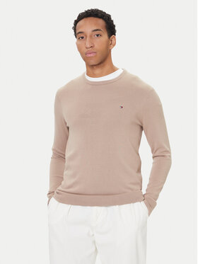 Tommy Hilfiger Tommy Hilfiger Svetr Essential Ssnl MW0MW39999 Béžová Regular Fit