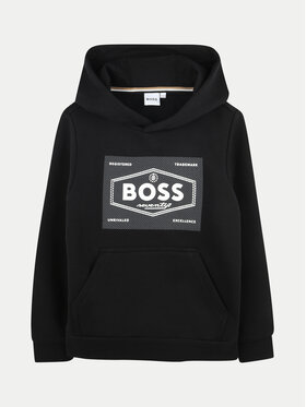 BOSS Boss Bluză J51194 D Negru Regular Fit