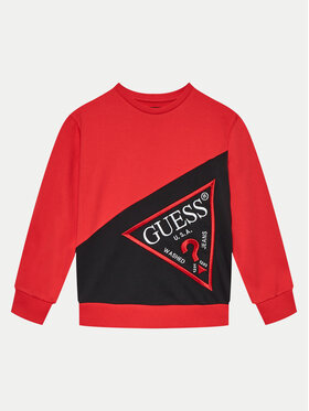 Guess Guess Felpa L4YQ04 KA6R4 Rosso Regular Fit