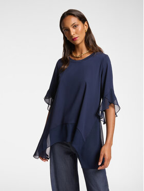 Elena Mirò Elena Mirò T-shirt G357Z000572N034 Blu A-Line Fit