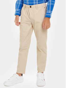 Tommy Hilfiger Tommy Hilfiger Medžiaginės kelnės KB0KB08895 Smėlio Regular Fit